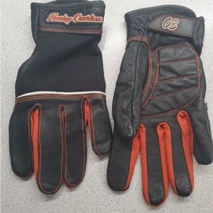 Harley-Davidson® Women's Cora Leather & Mesh Full-Finger Gloves - 98295-14VW